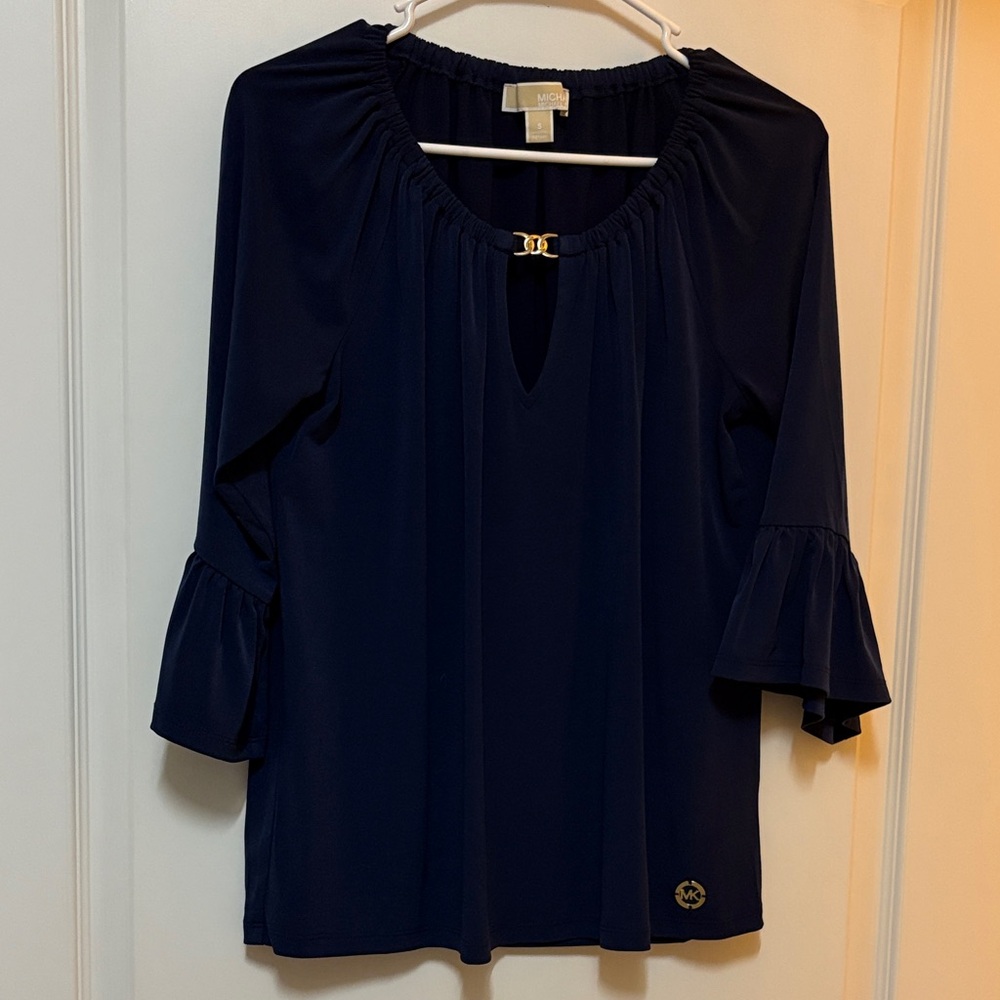 Michael Kors Navy Blue Women's Top